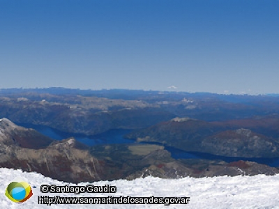 Panorámica 360º Cumbre del Volcán Lanín (Santiago Gaudio)