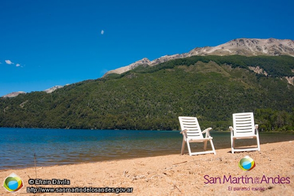 Foto Playa en el Lago Lacar (Efrain Dávila)