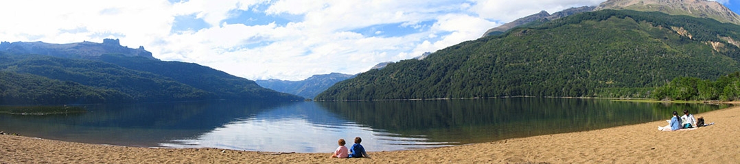 Panorámica 180º Lago Falkner (Guillermo Tosi)