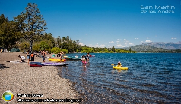 Foto Playa en lago Lolog (Efrain Dávila)