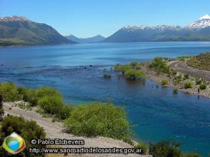 Foto Boca del río Chimehuín (Pablo Etchevers)